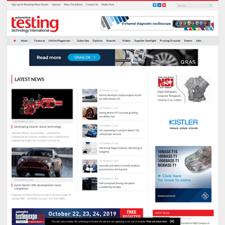 Automotive Testing Technology International | Industry News | UKi