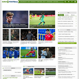 Futbolas, naujienos - Eurofootball