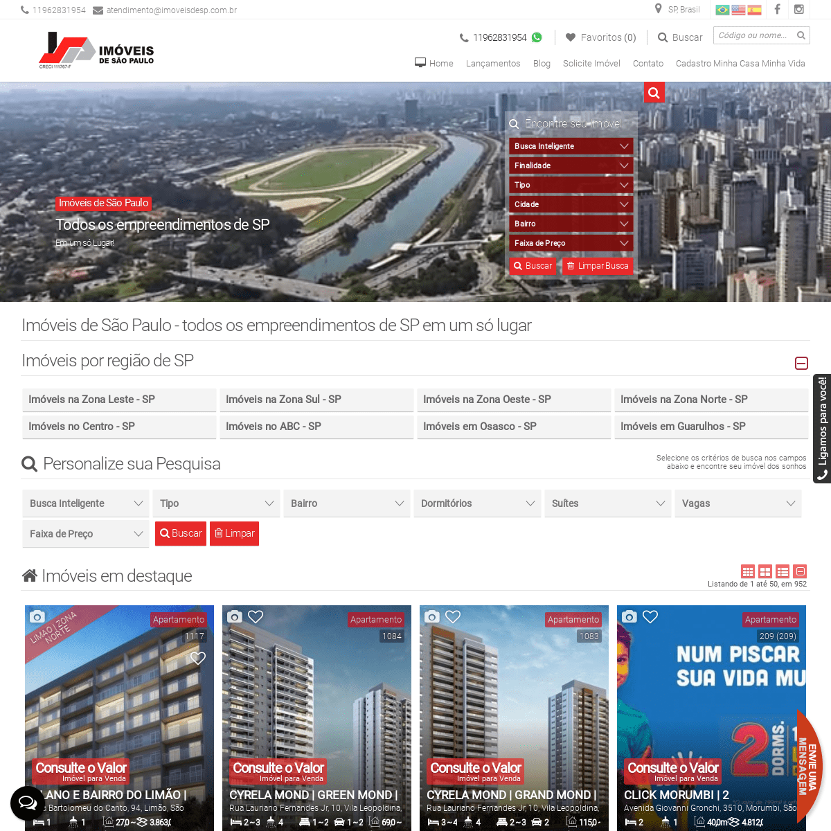 Imóveis de São Paulo | Imóveis de SP | Venda de Imóveis São Paulo - SP