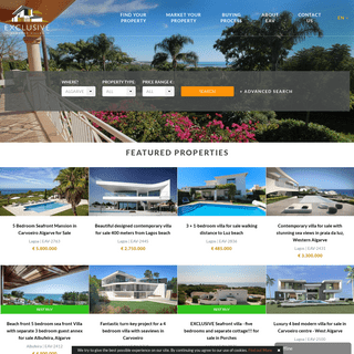 Exclusive Algarve Villas - Luxury real estate agency for Western Algarve & Golden triangle