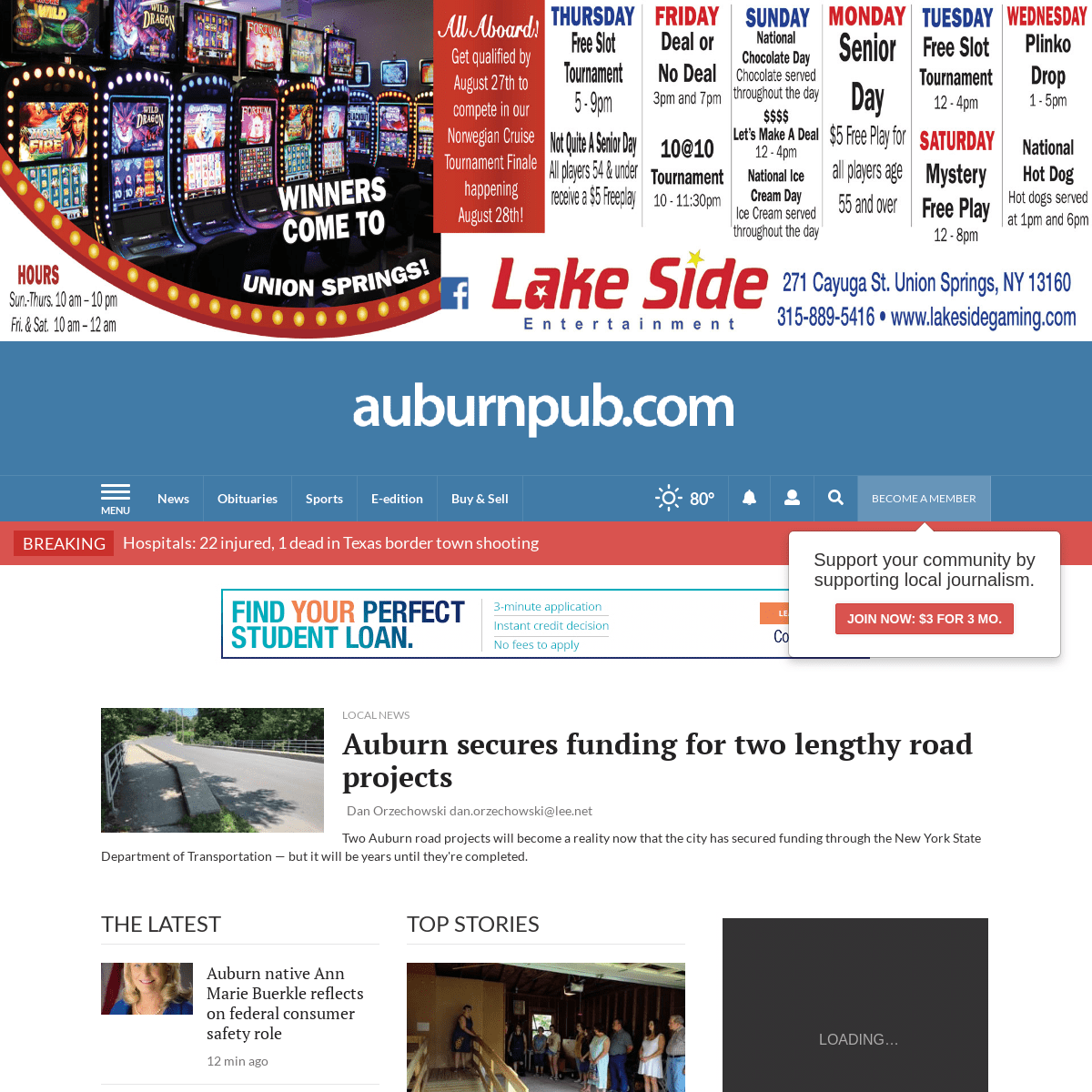 Auburnpub.com | Your number one source for Auburn and Cayuga County news | Since 1816, The News That Hits Home