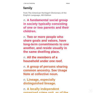 Family.blog – Get your subdomain of family.blog