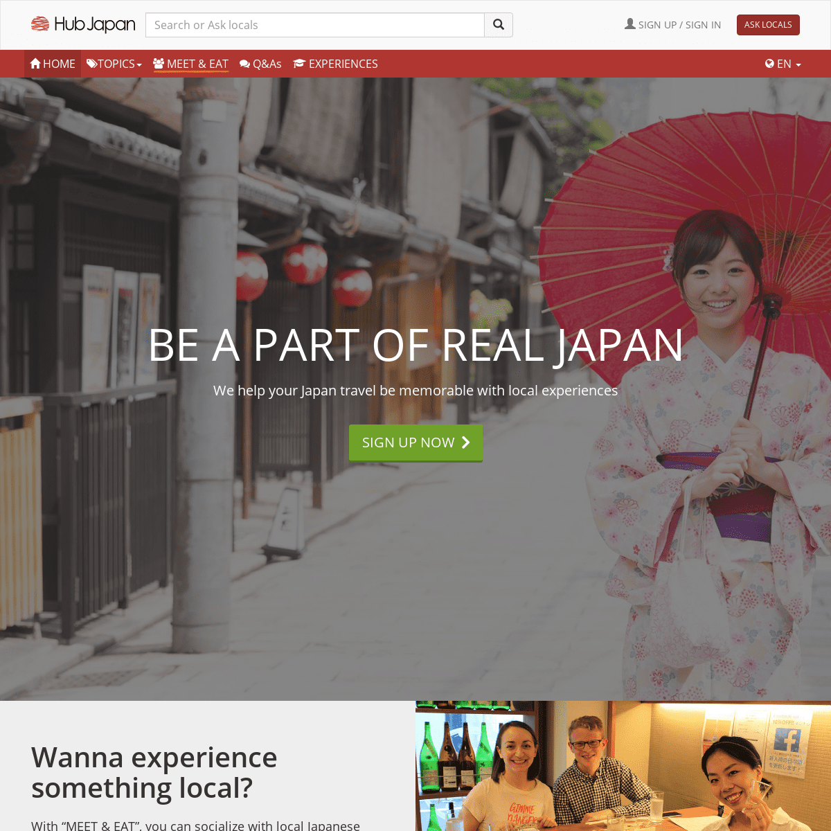 Hub Japan - Be a part of real Japan