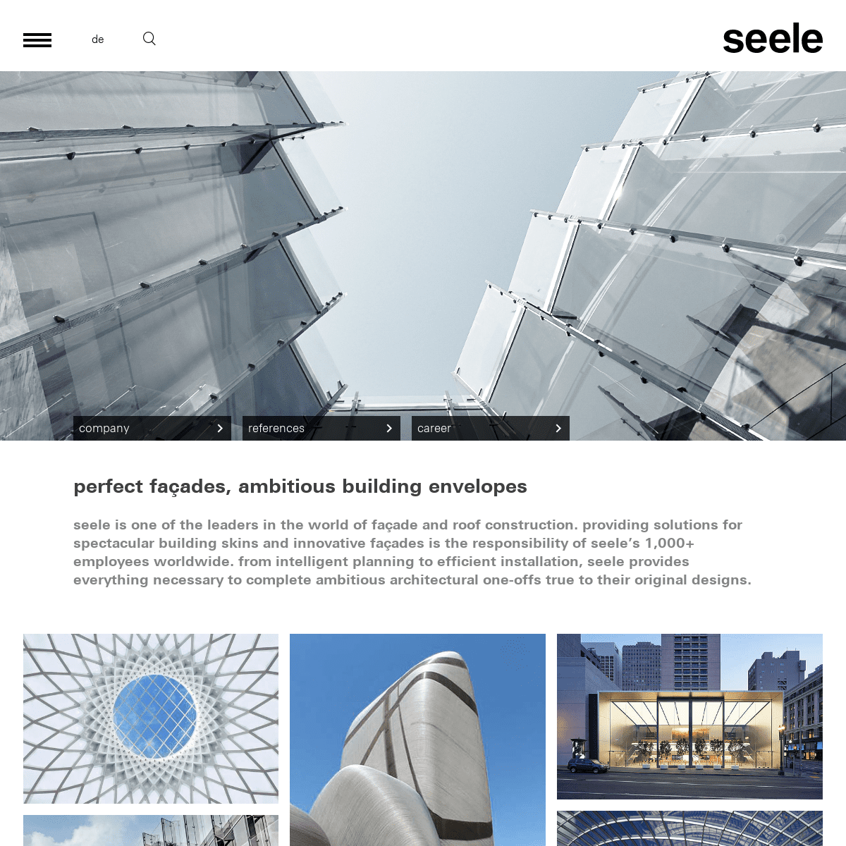 Excellence in façade constructions - seele