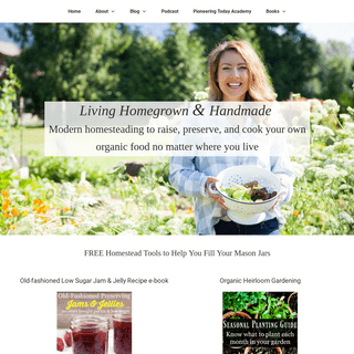 Melissa K. Norris – Create a Homegrown and Homemade Life