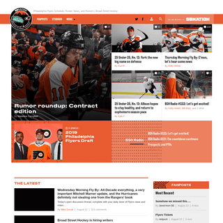 Philadelphia Flyers Schedule, Roster, News, and Rumors | Broad Street Hockey