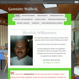 Herzlich Willkommen - gaststaette-waldecks Webseite!