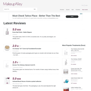 MakeupAlley - Beauty Product Reviews, Forums & Peer Advice