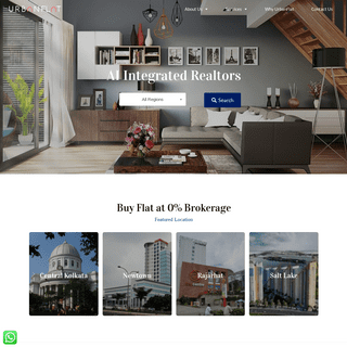 UrbanFlat – Kolkata's First AI Integrated Real Estate Consultant