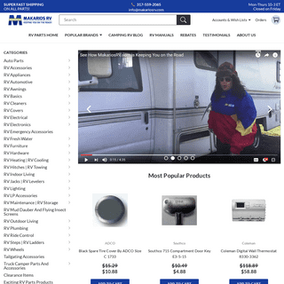 RV Parts | RV Accessories | Motorhome Parts | RV Supplies | MakariosRV