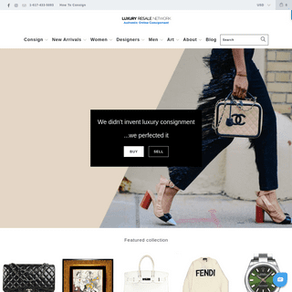 Luxury Resale Network - Online Consignment Store for Designer Brands