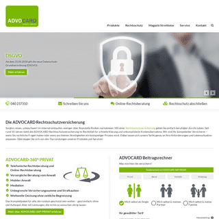 ADVOCARD Rechtsschutzversicherung – Ihr Partner für Rechtsschutz