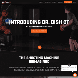 The Top Basketball Shooting Machine in the World - Dr. Dish Basketball