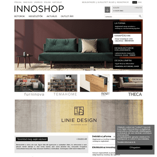 Nyitólap » InnoShop | InnoShop - Megfizethető design bútorok és lakberendezési kiegészítők. Ülőgarnitúrák, kanapék, bútorok, des