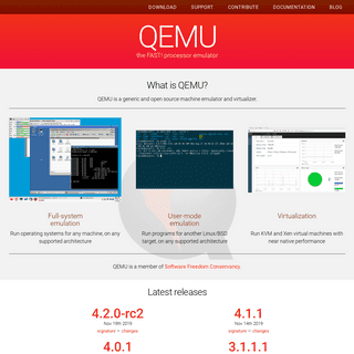 A complete backup of qemu.org
