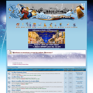 Disney Central Plaza : Forum sur Disneyland & l'univers Disney