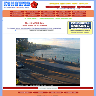 KONAWEB - An Online Resource for the Big Island & Kona, Hawaii 
