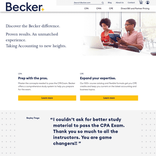 Becker Professional Education | Learn. Advance. Succeed