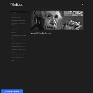 Mr. Richendollar's Science - Home page