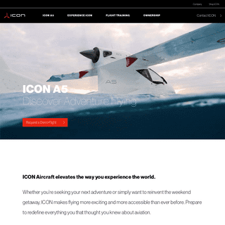 ICON Aircraft | Maker of the ICON A5 Amphibious Airplane