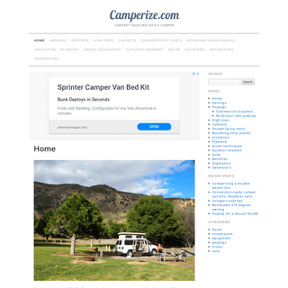 Camperize.com Â» Convert your van into a camper