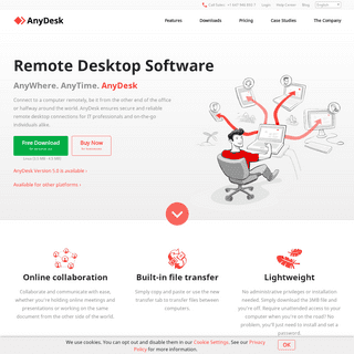 The Fast Remote Desktop Application â€“ AnyDesk