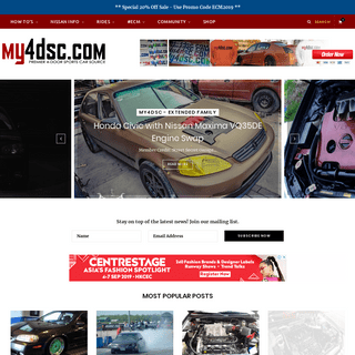 my4dsc.com - Premier 4-Door Sports Car Source! - Exclusive Content for Nissan 4DSC!