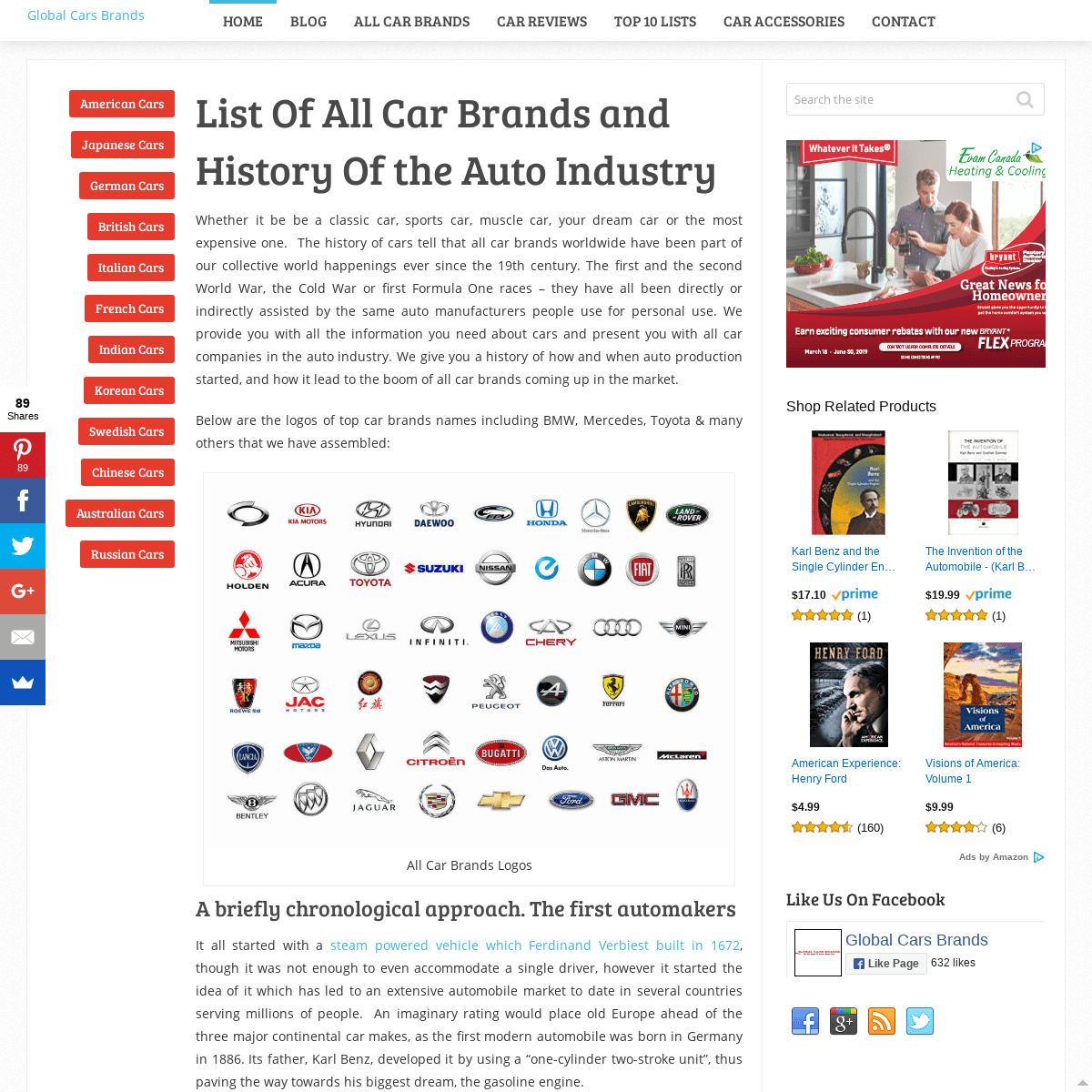 A complete backup of globalcarsbrands.com