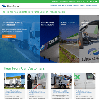 Clean Energy Fuels - Your Partner in Natural Gas for Transportation