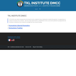 TKL Institute DMCC | Démocratiser la Liberté Financière