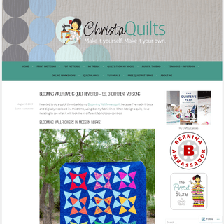 Christa Quilts – Make it yourself. Make it your own.