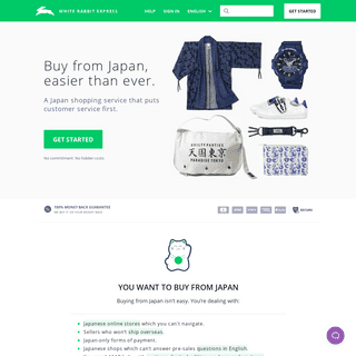 A buying service for things from Japan | White Rabbit Express