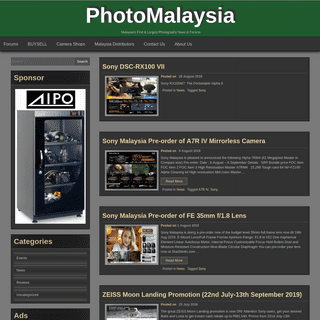 PhotoMalaysia – Malaysia's First & Largest Photography News & Forums