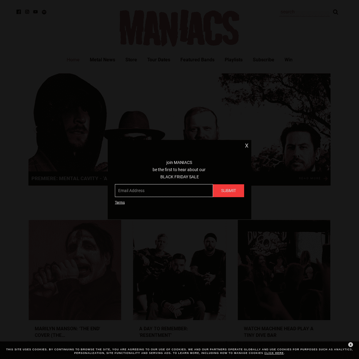 A complete backup of maniacsonline.com.au