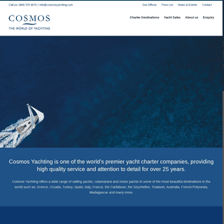 Cosmos Yachting LTD – Charter & Brokerage