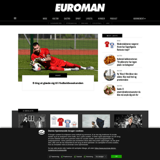 Danmarks eneste originale hjemmeside til mÃ¦nd - Euroman