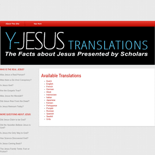 Y-Jesus Translations
