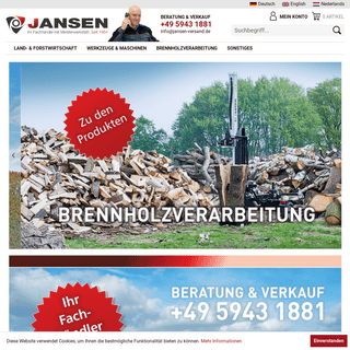 A complete backup of jansen-versand.de