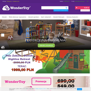 Strona główna Sklepu Wonder Toy, oficjalnego dealera Kidkraft, Melissa&Doug, Jungle Gym, Kiddimoto