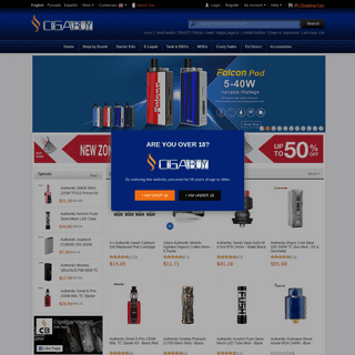 Brand Electronic cigarettes online shop, ecigs at CigaBuy.com