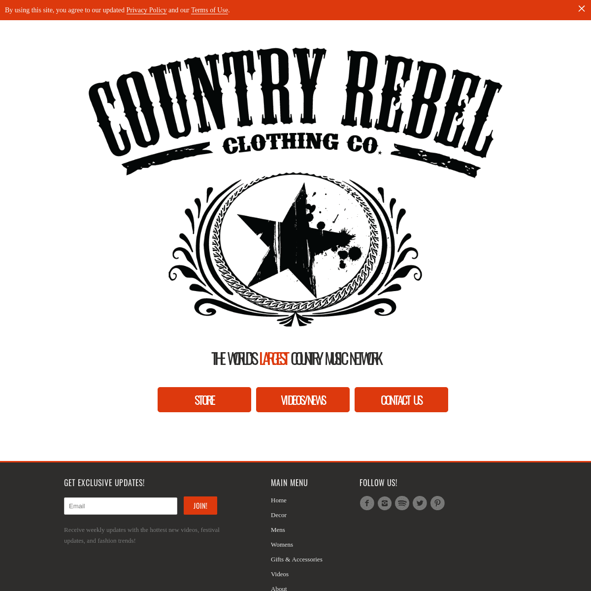 A complete backup of countryrebel.com