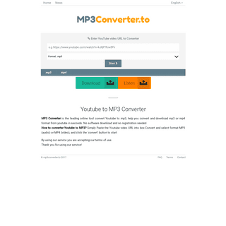 Youtube to MP3 Converter - MP3Converter.to