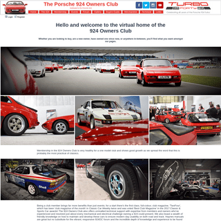 The Porsche 924 Owners Club • Index page