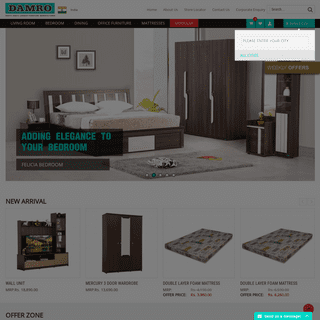 Buy Furniture Online India: Best online furniture site India | Damro