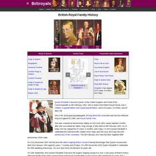 British Royal Family History