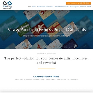 PrePaid-USA - Visa Award Cards - American Express Gift Cards