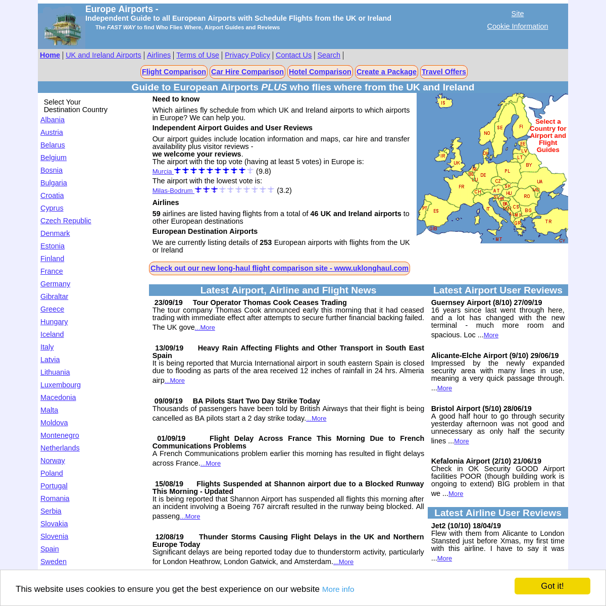 A complete backup of europe-airports.com