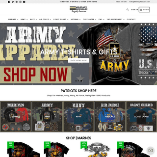 Military Inspired T-shirts- USMC, Army, Navy, Air Force, Firefighter