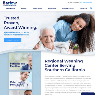 Barlow Respiratory Hospital | Los Angeles Respiratory Care