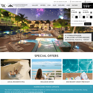 El Conquistador, A Waldorf Astoria Resort and Spa in Puerto Rico